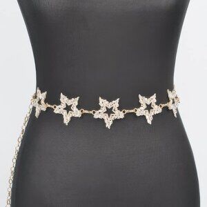 Glass Star Chain Belt